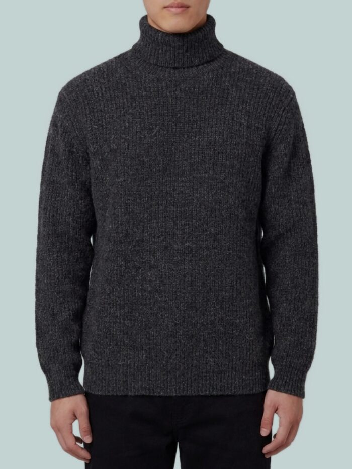 Lemaire Black  high-neck sweater