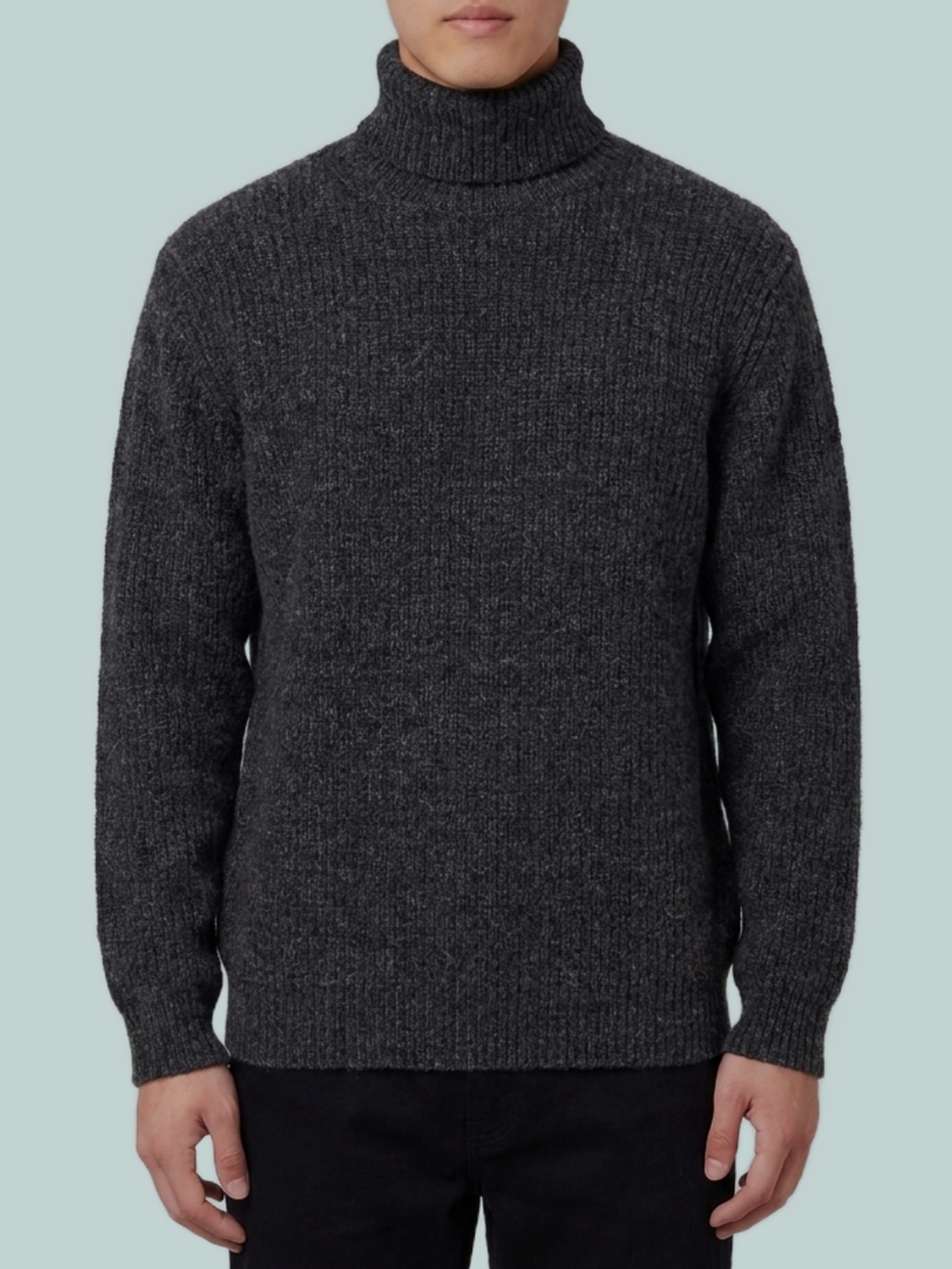 Lemaire Black  high-neck sweater