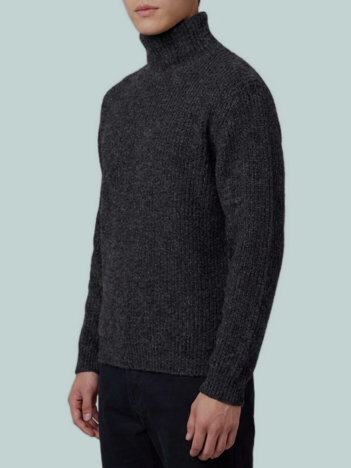 Lemaire Black  high-neck sweater