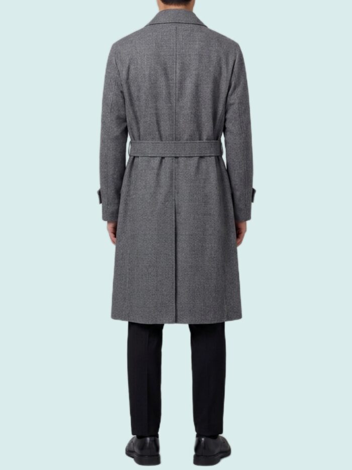 Lardini Single-breasted virgin wool coat