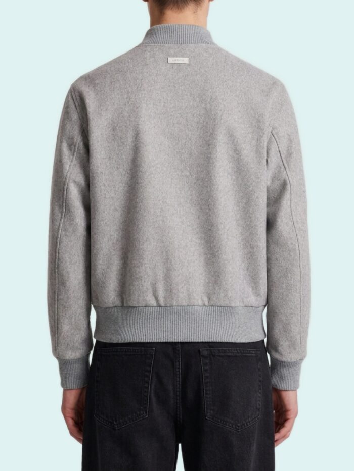 Lardini Light grey Teor bomber jacket