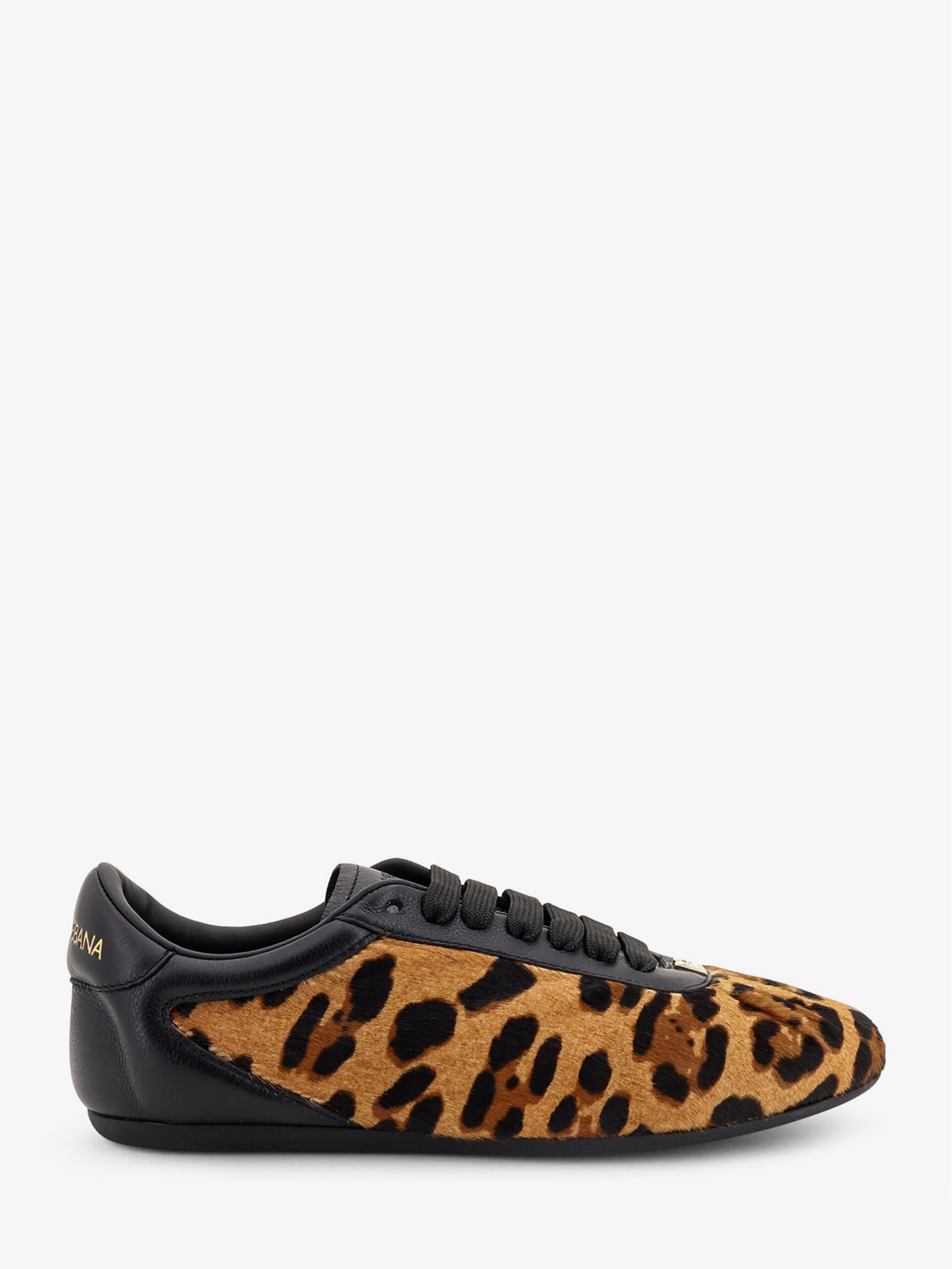 Dolce&gabbana Sneakers Ballet in pony hair leopard print