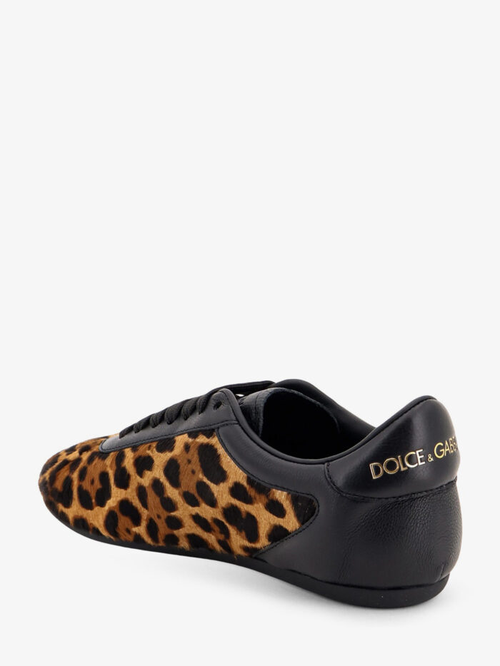 Dolce&gabbana Sneakers Ballet in pony hair leopard print