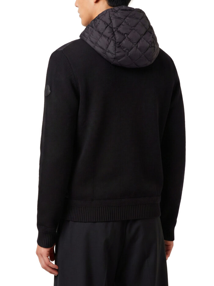 Moncler Wool-cashmere blend hooded sweatshirt