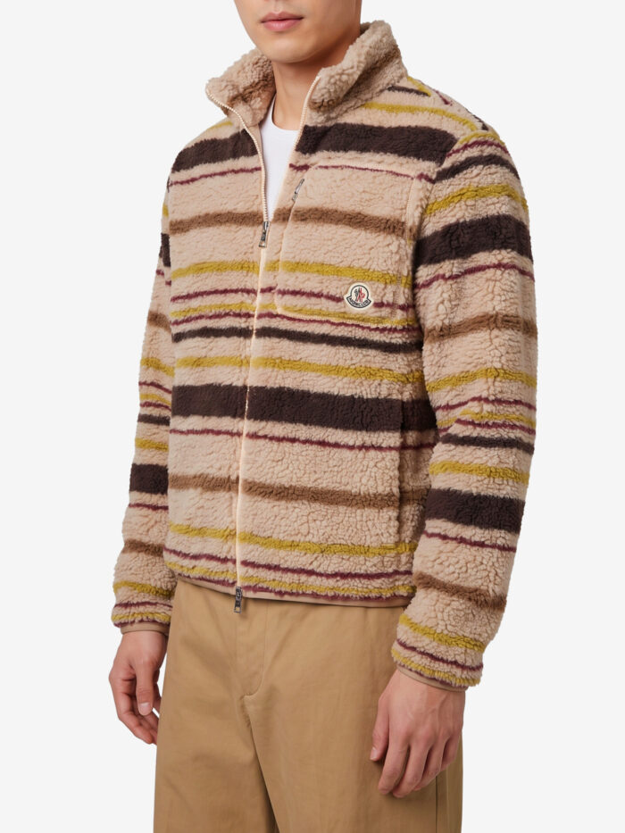 Moncler Teddy-effect zip cardigan