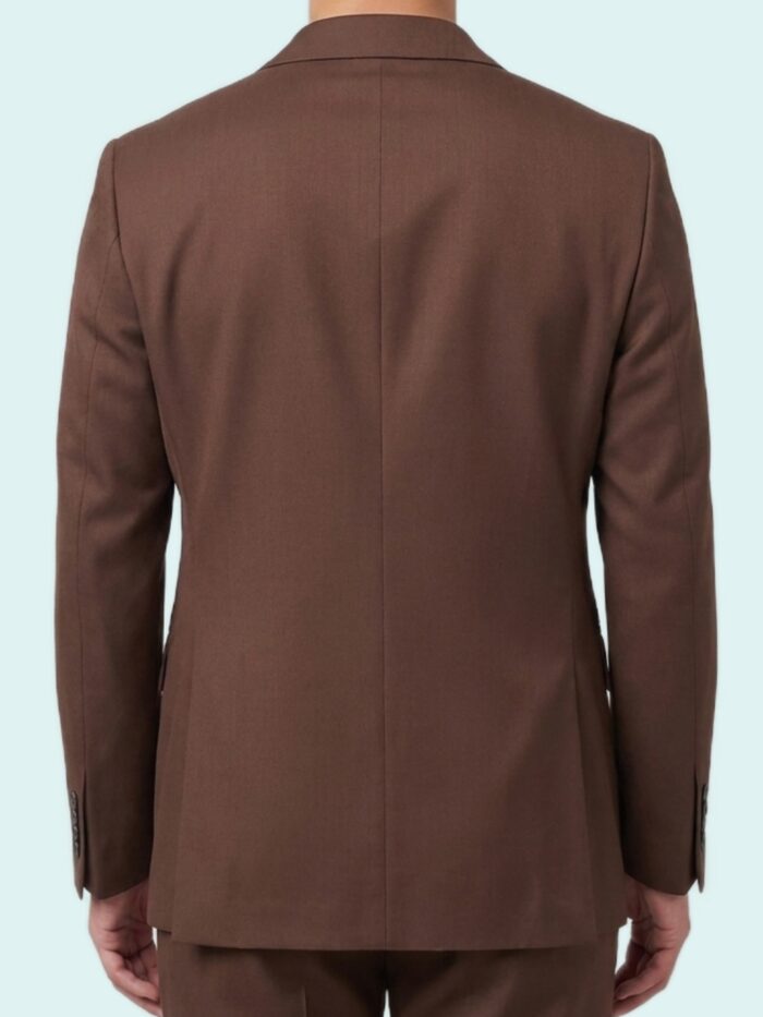 Lardini Brown Feeling double-breasted jacket