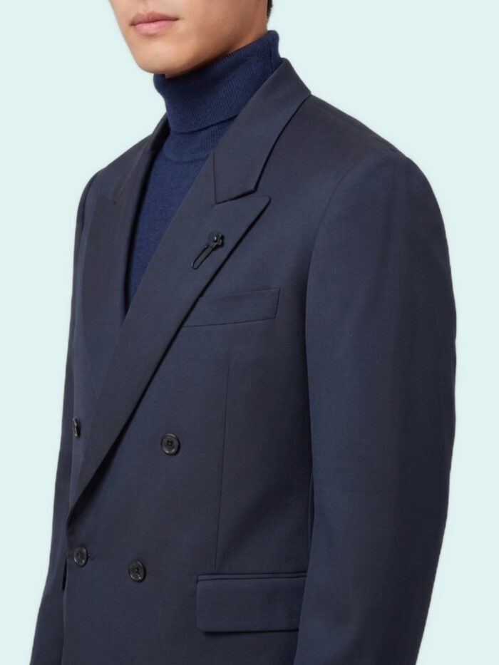 Lardini Dark blue Feeling double-breasted jacket