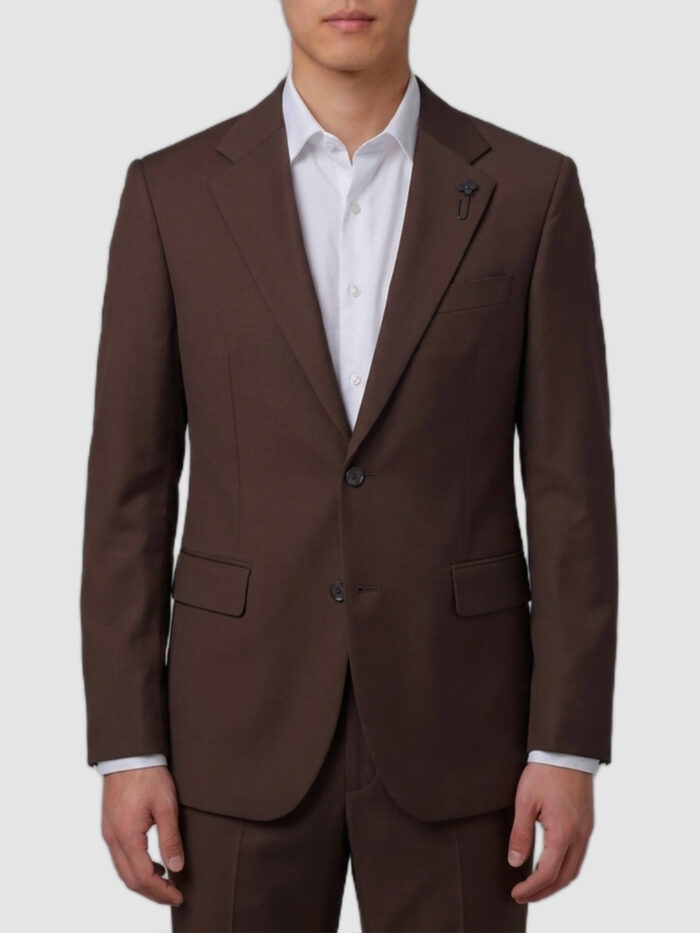 Lardini Brown Feeling single-breasted suit