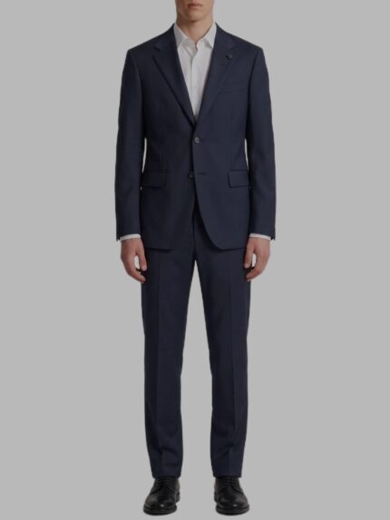 Lardini Dark blue Feeling single-breasted suit