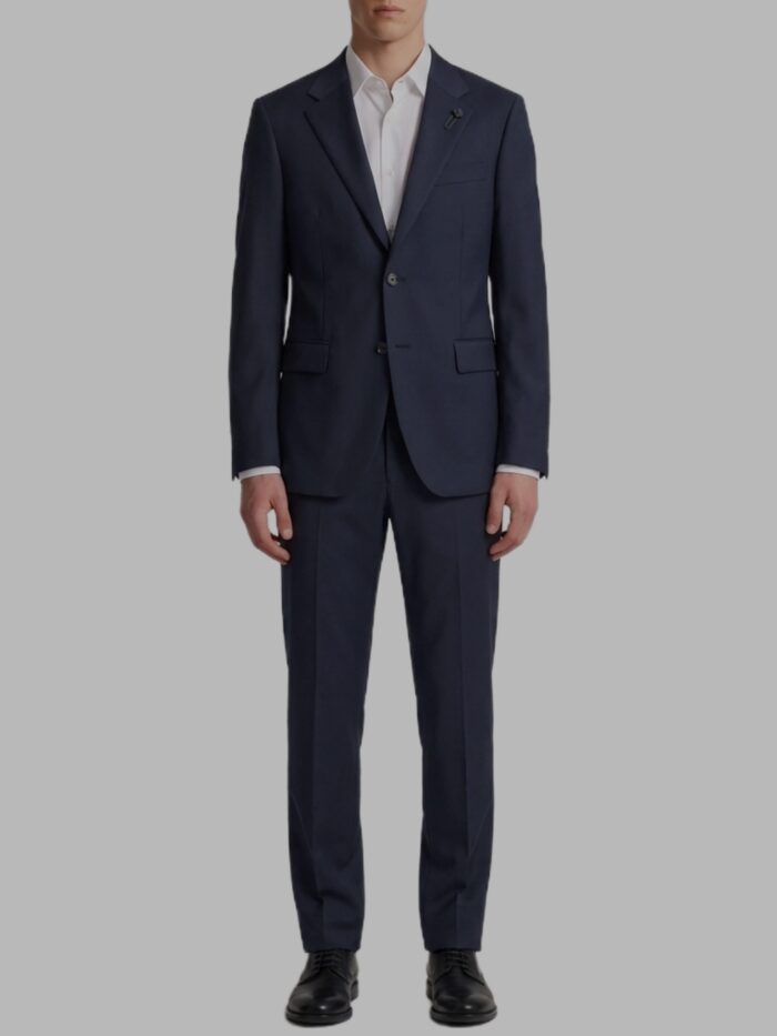 Lardini Dark blue Feeling single-breasted suit