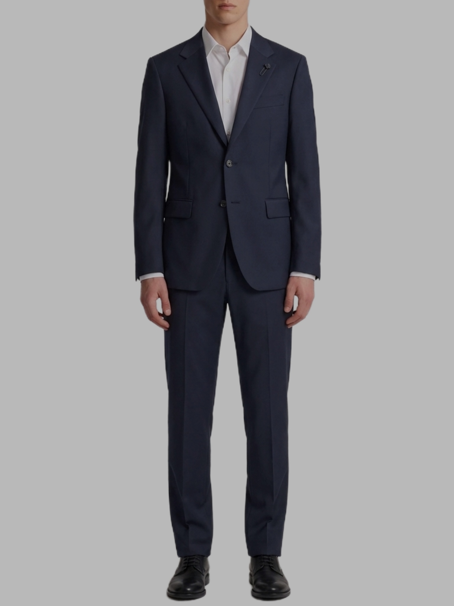 Lardini Dark blue Feeling single-breasted suit