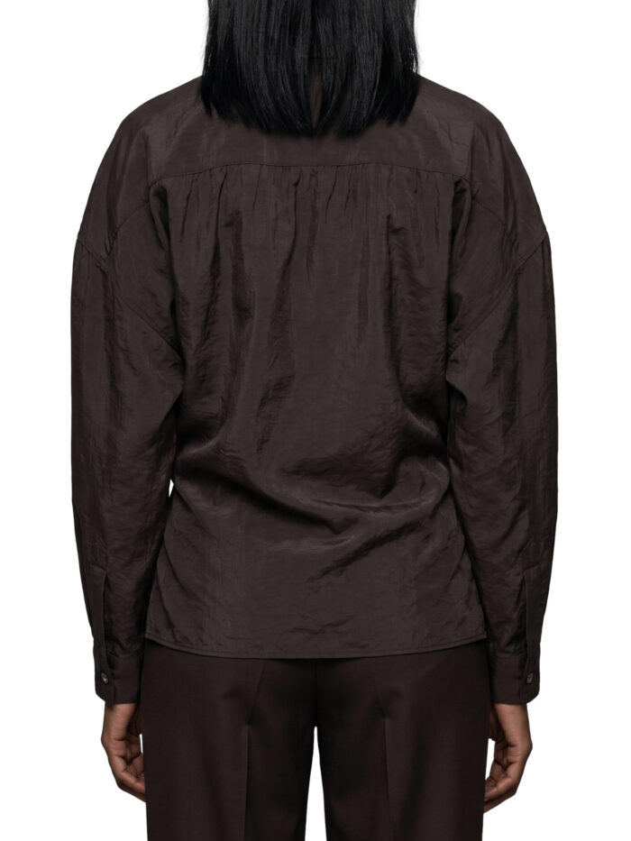 Lemaire Licorice straight collar Twisted shirt