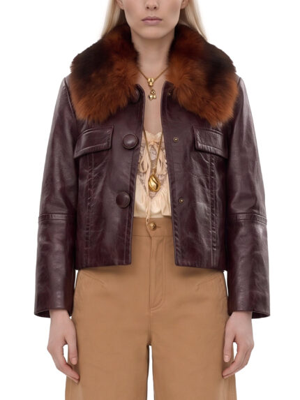 Chloe Short leather jacket