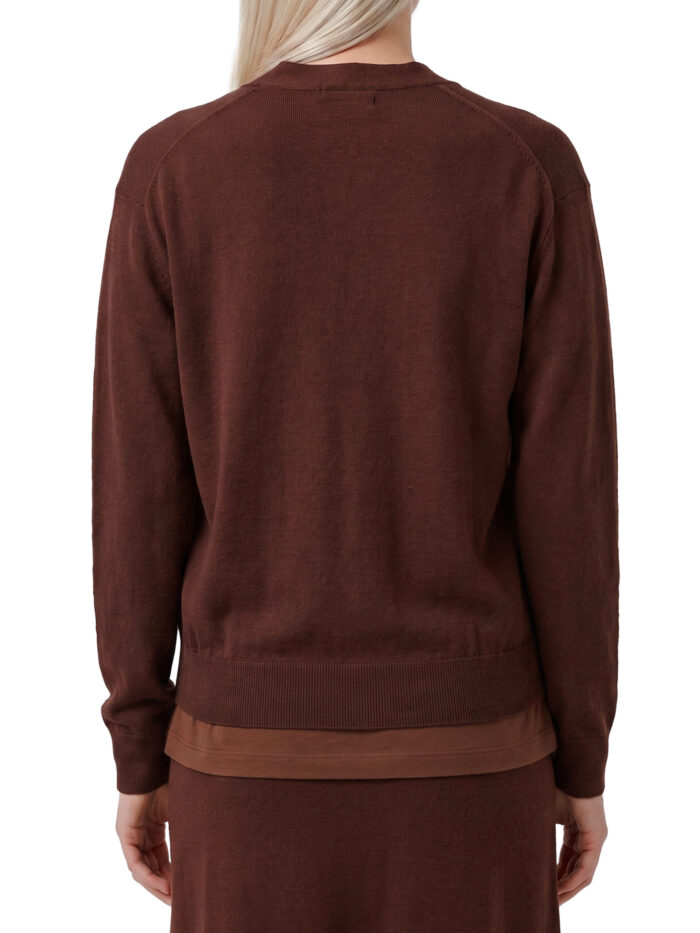 Lemaire Acajou relaxed Twisted cardigan
