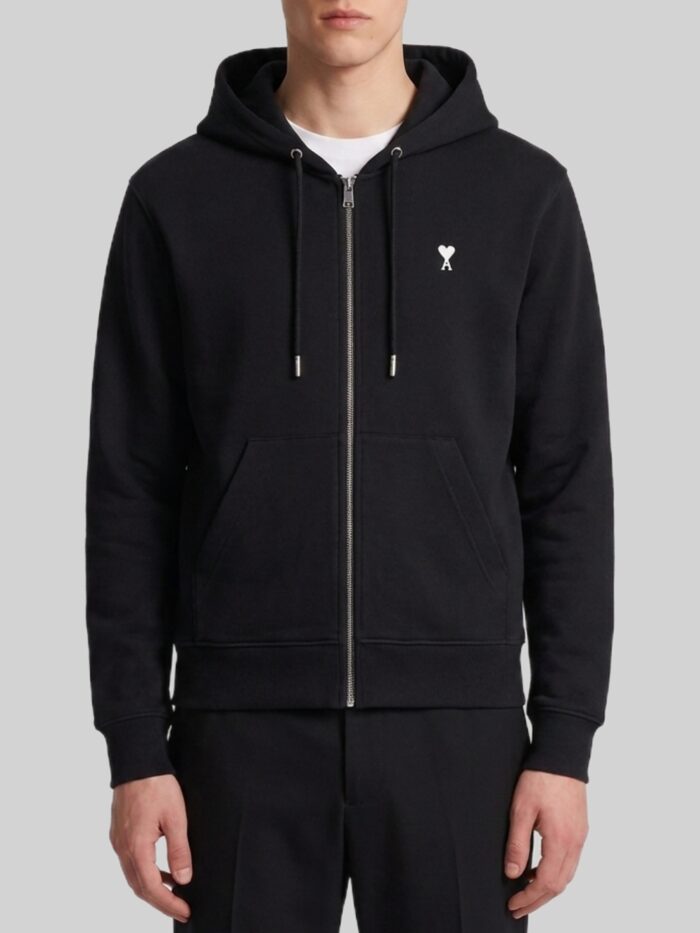 ami paris ami de coeur zip up hoodie Ami Paris Ami de Coeur zip-up hoodie