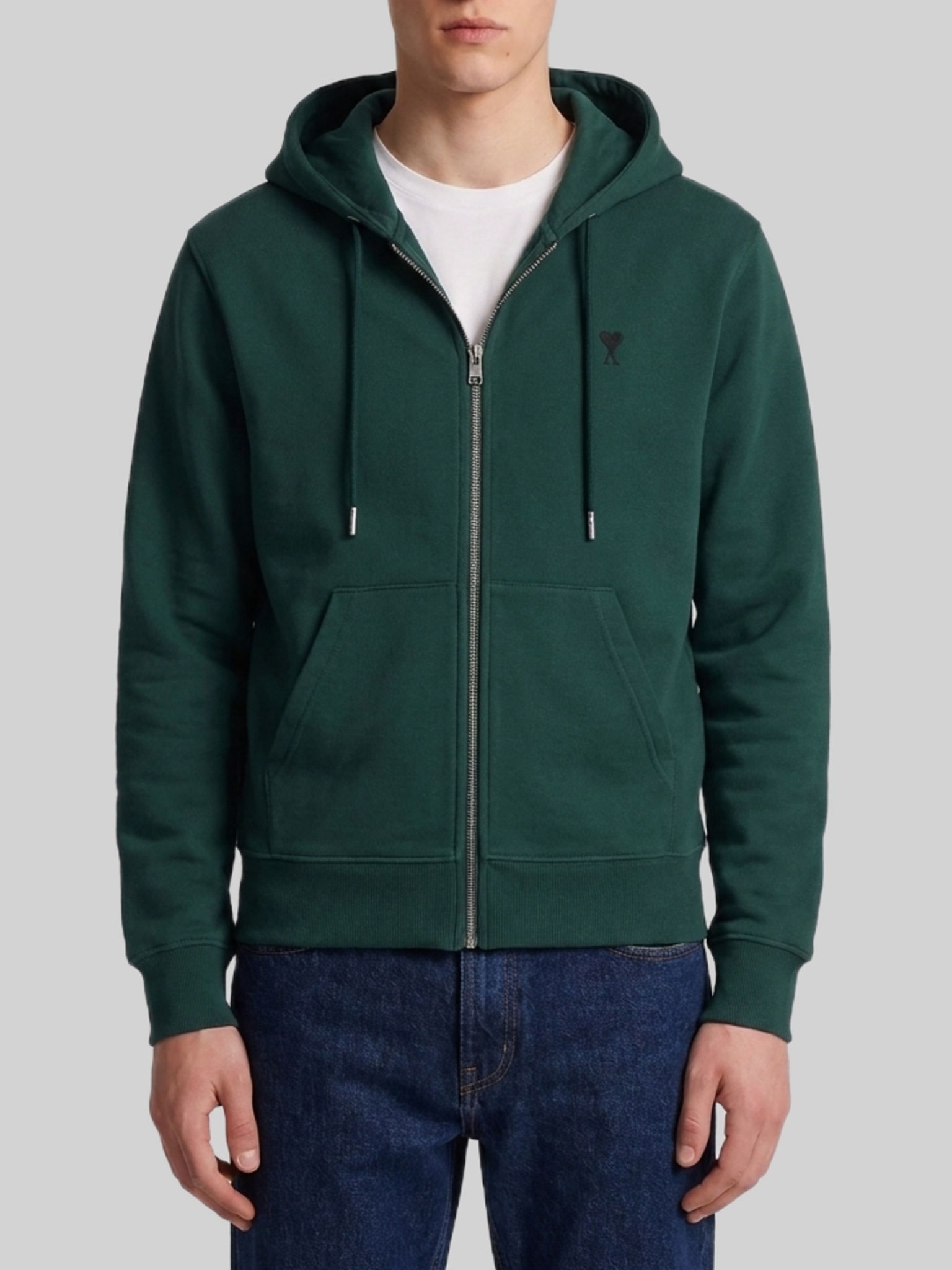 Ami Paris Ami de Coeur zip-up hoodie