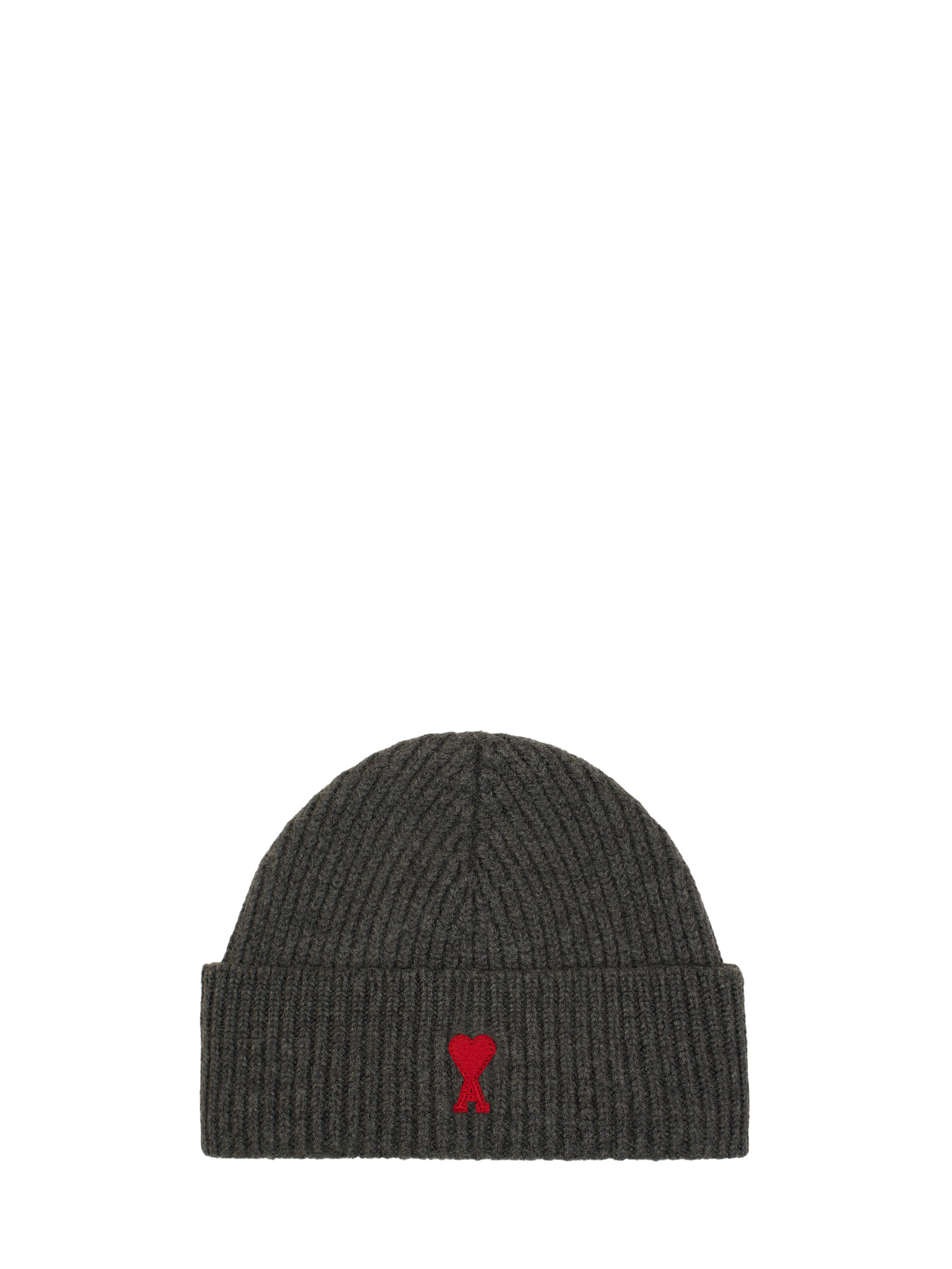 Ami Paris Grey melange Ami de Coeur beanie