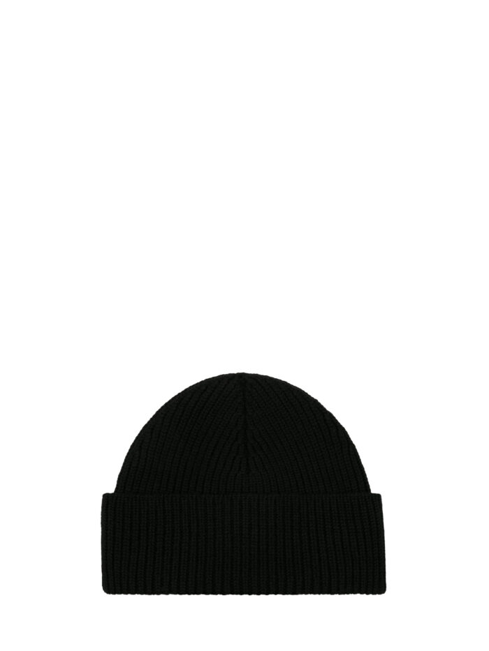 Ami Paris Black Ami de Coeur beanie