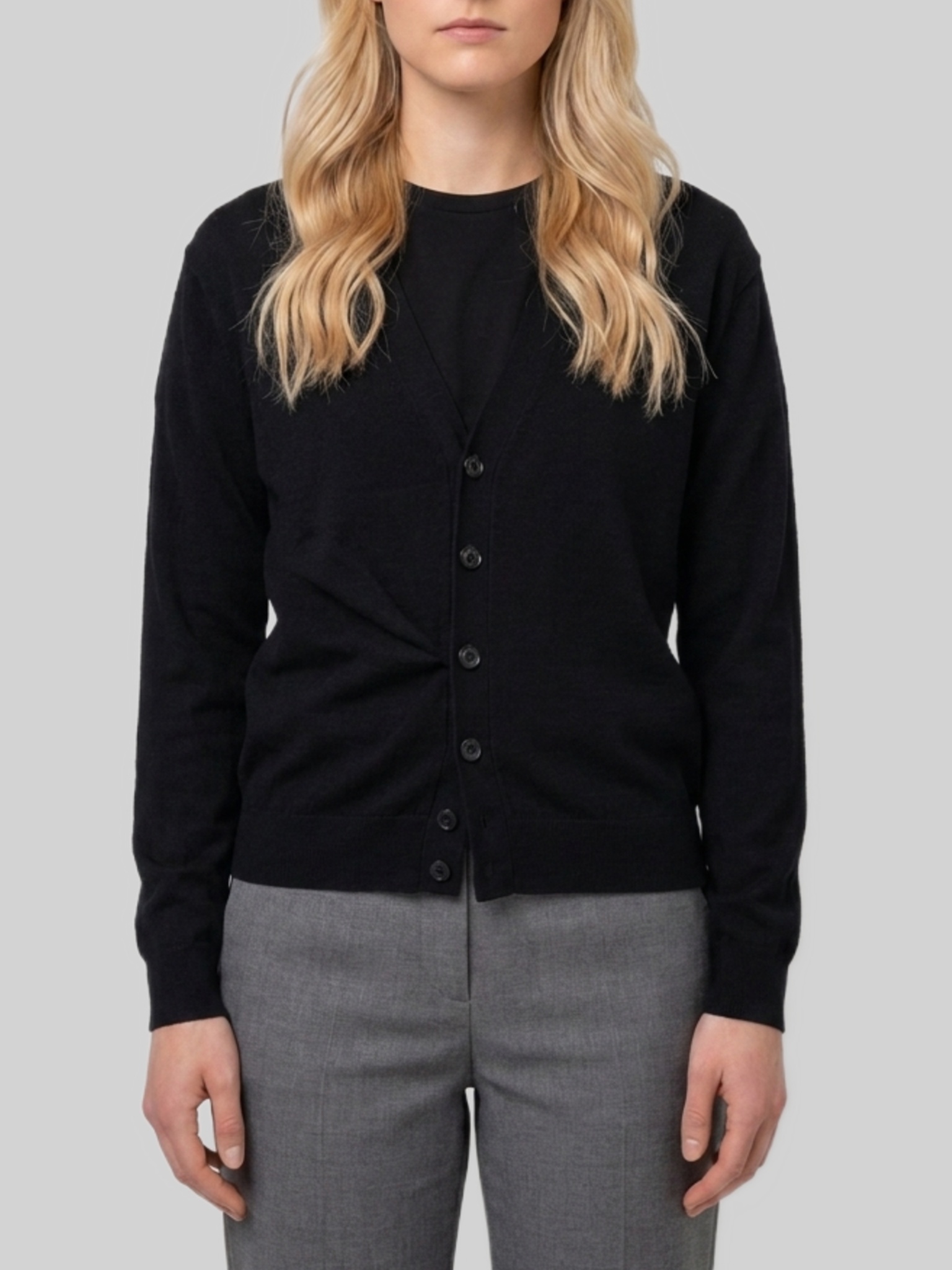 Lemaire Black Twisted cardigan