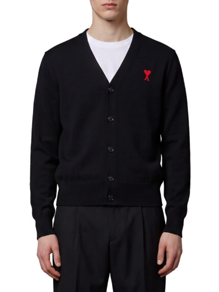 Ami Paris Ami de Coeur wool cardigan