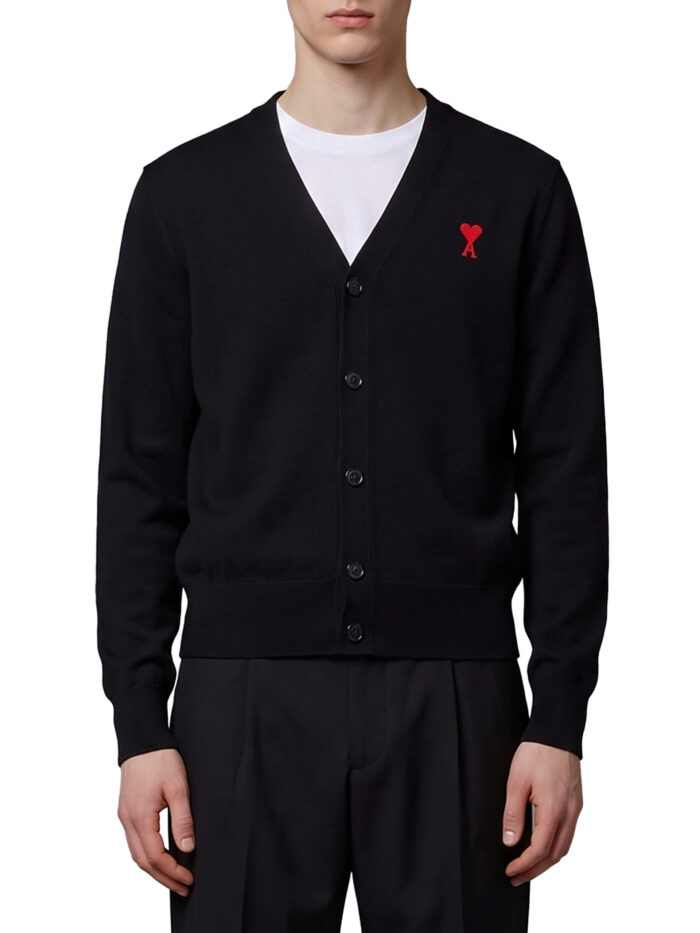 ami paris ami de coeur wool cardigan Ami Paris Ami de Coeur wool cardigan