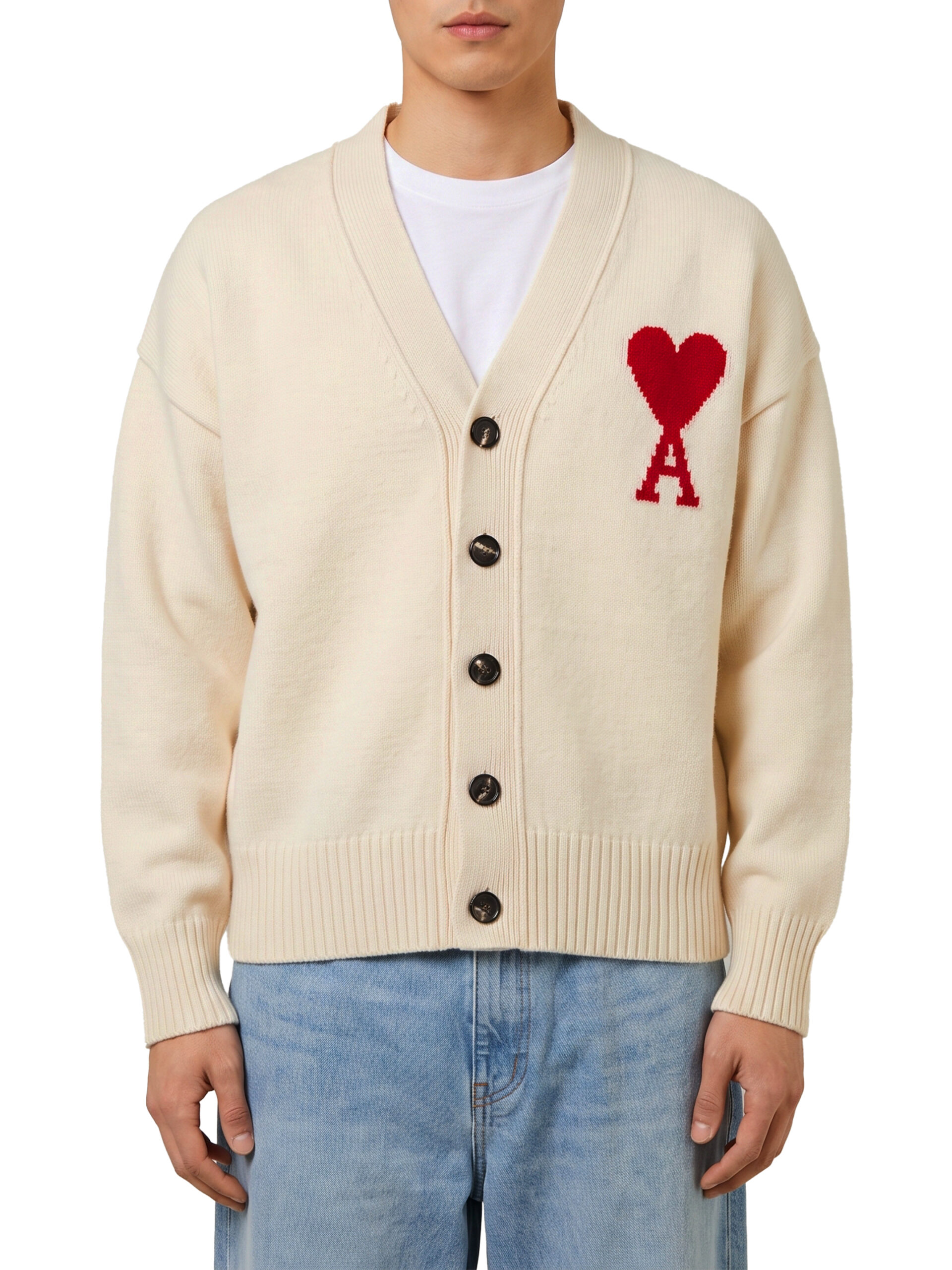 Ami Paris Ami de Coeur cardigan