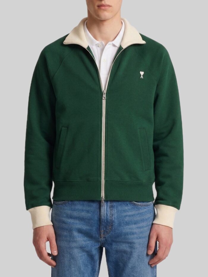 Ami Paris Ami de Coeur zip-up sweatshirt