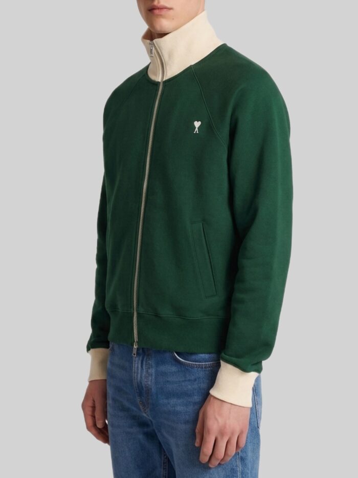 Ami Paris Ami de Coeur zip-up sweatshirt