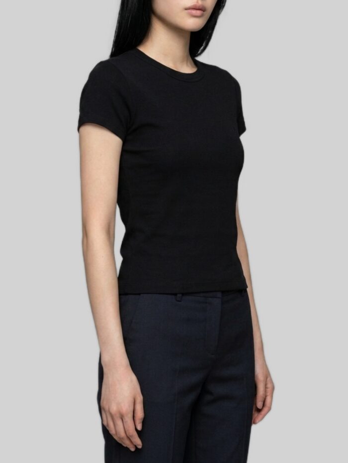 Saint Laurent Slim Fit T-Shirt with Monogram