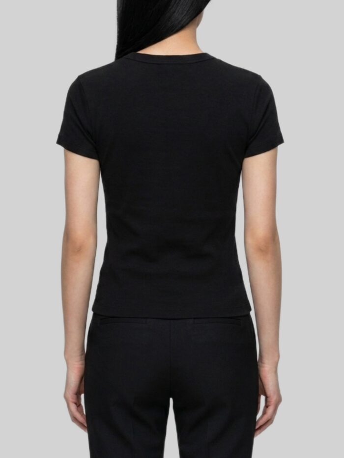 Saint Laurent Slim Fit T-Shirt with Monogram