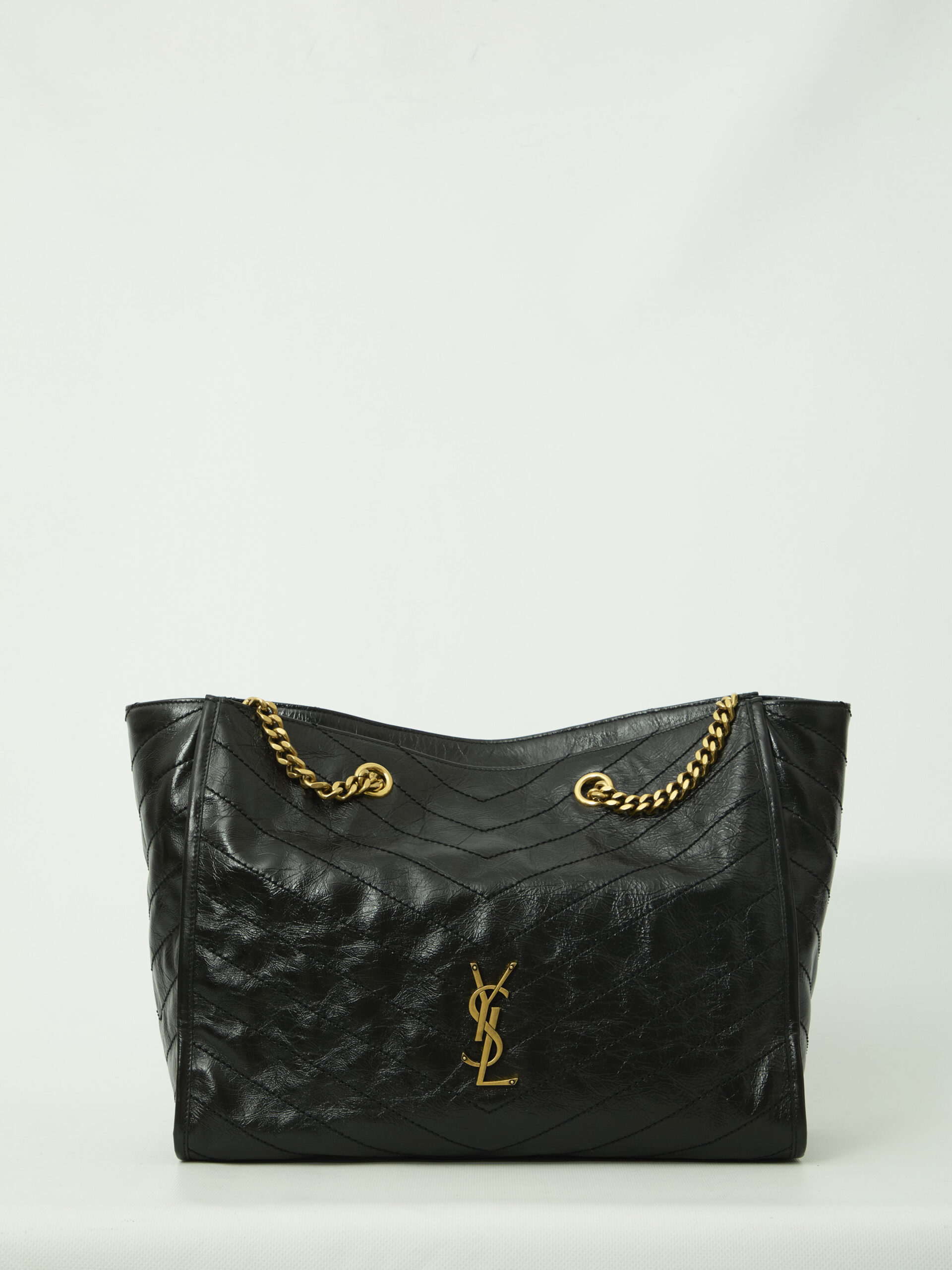 Saint Laurent Niki shopping bag in vintage leather