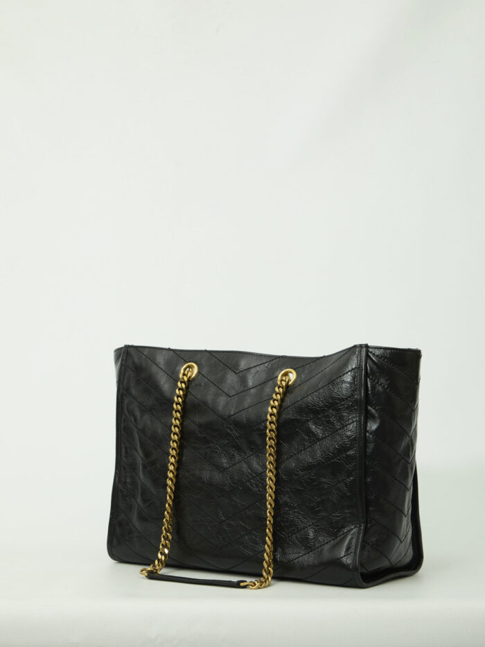 Saint Laurent Niki shopping bag in vintage leather