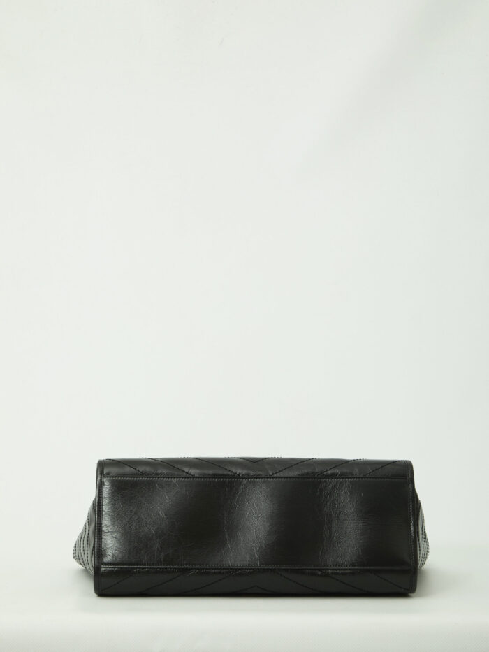 Saint Laurent Niki shopping bag in vintage leather