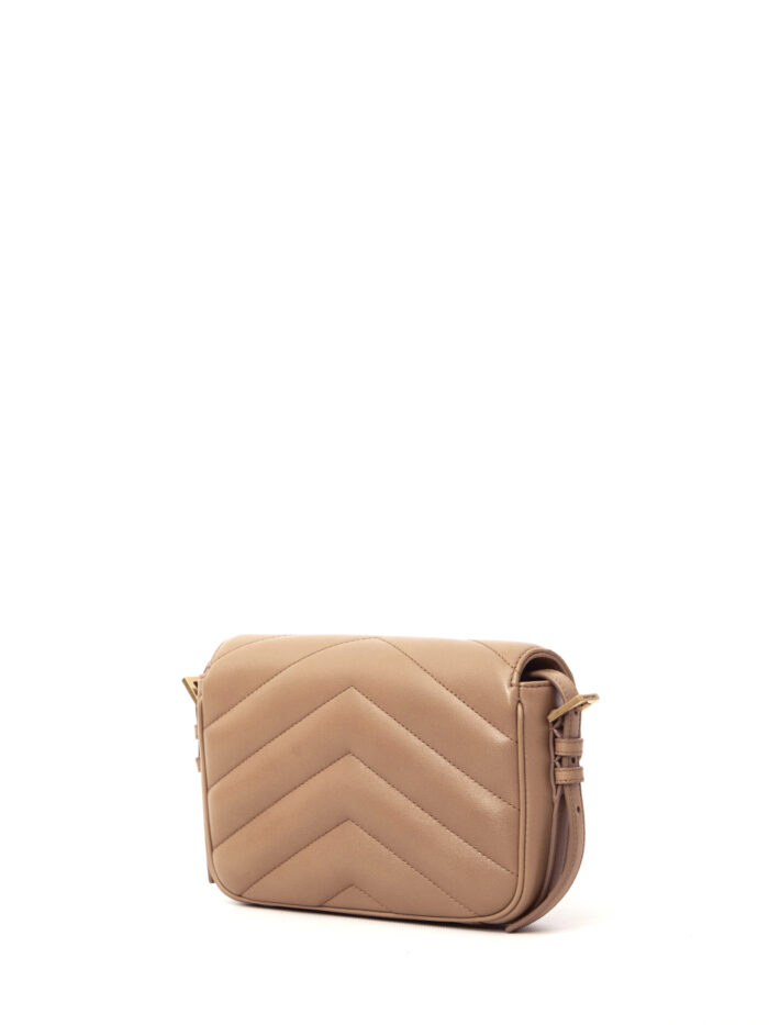 Saint Laurent Beige Loulou Toy shoulder strap bag