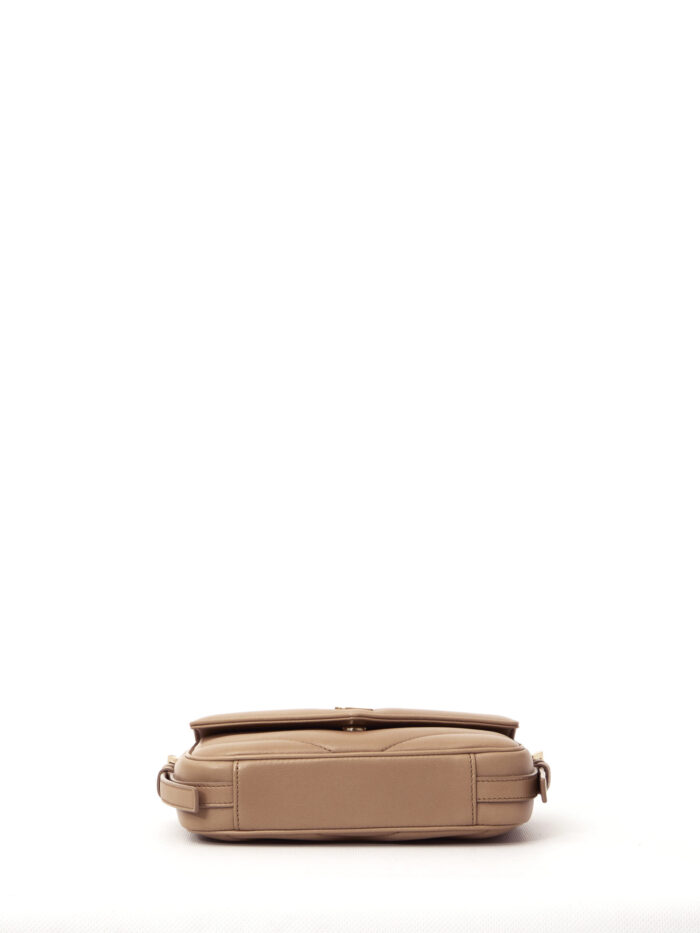 Saint Laurent Beige Loulou Toy shoulder strap bag