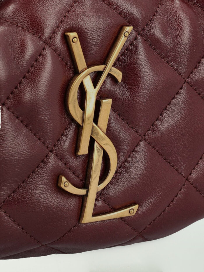 Saint Laurent Icarino bag in Rouge Cabernet