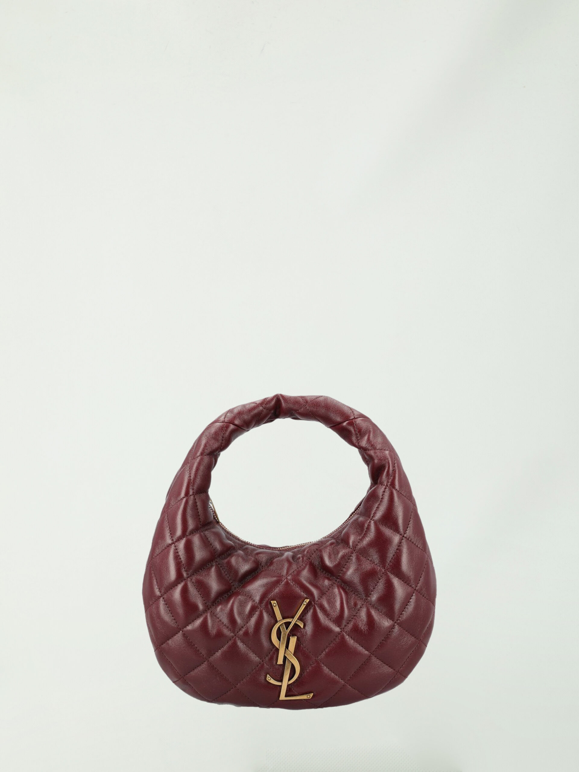 Saint Laurent Icarino bag in Rouge Cabernet