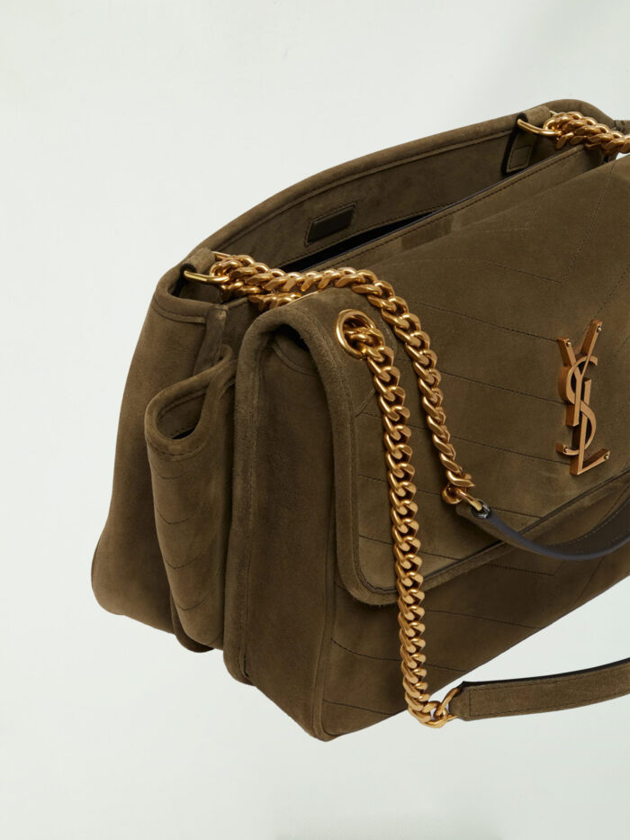 Saint Laurent Niki Tripouch bag in suede