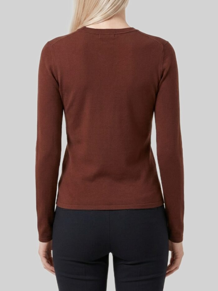Saint Laurent Sheer Cassandre knit top