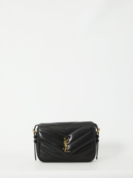 Saint Laurent Black Loulou Toy shoulder strap bag