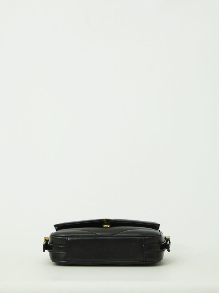 Saint Laurent Black Loulou Toy shoulder strap bag
