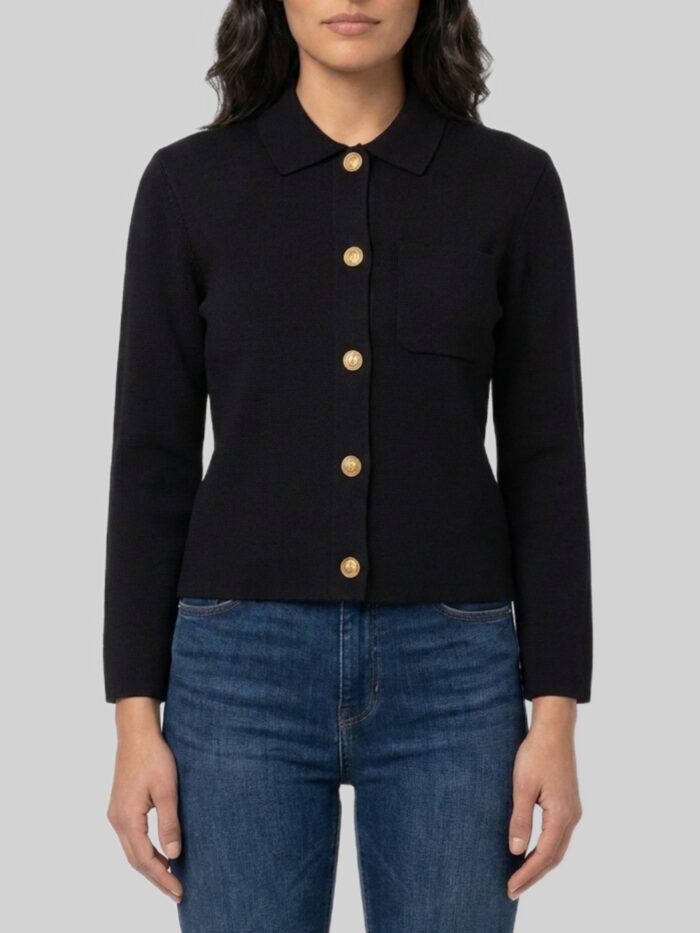 saint laurent polo cardigan in wool Saint Laurent Polo cardigan in wool