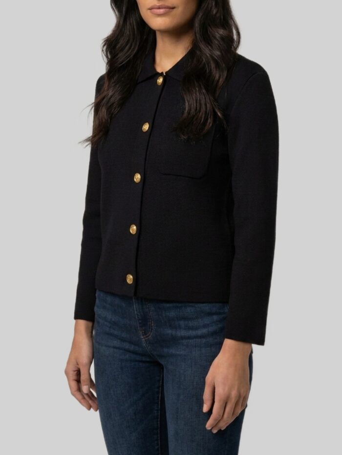 Saint Laurent Polo cardigan in wool