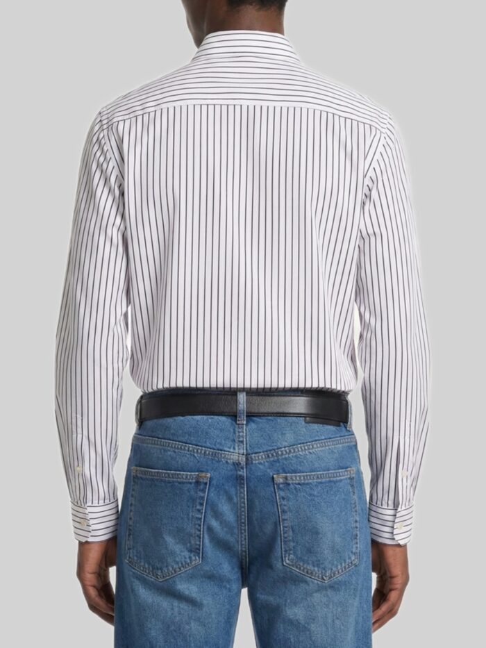 Saint Laurent Striped cotton poplin shirt