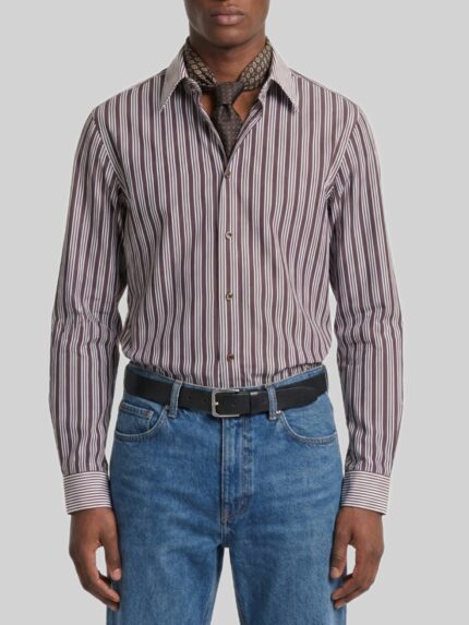Saint Laurent Winchester striped shirt
