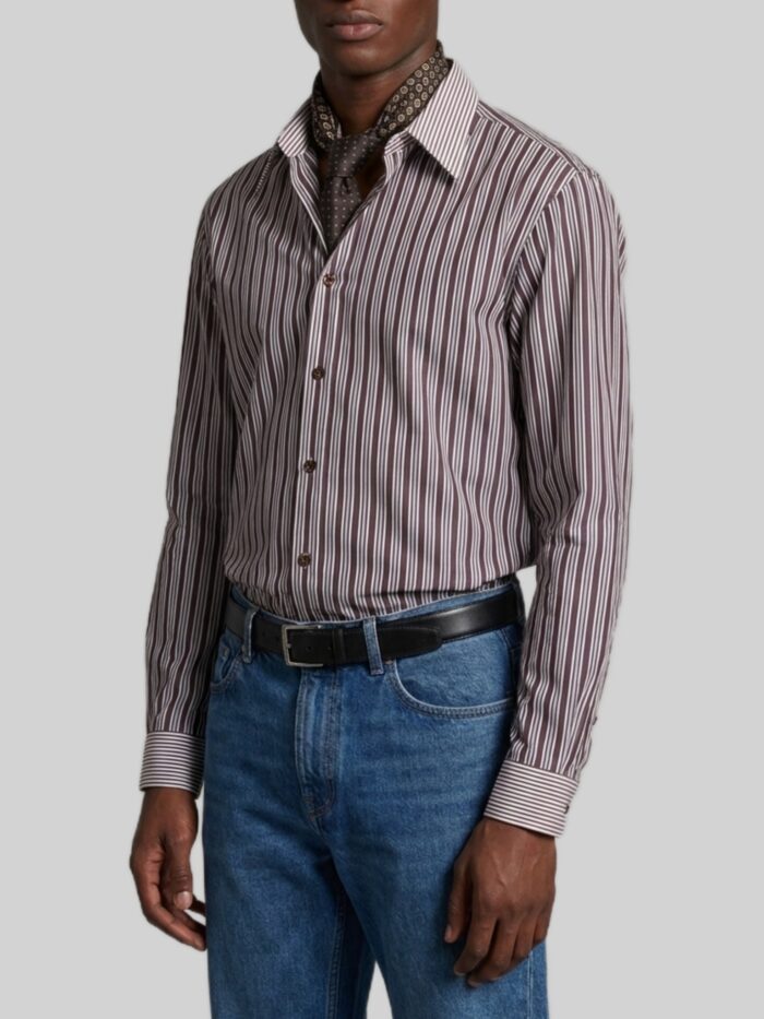 Saint Laurent Winchester striped shirt