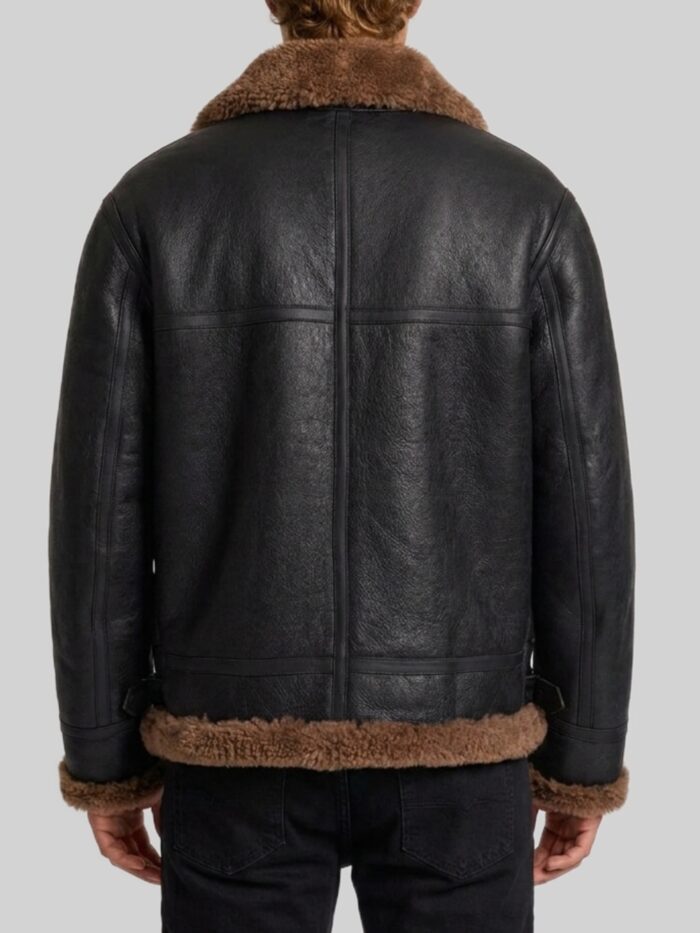 Saint Laurent Shearling biker jacket