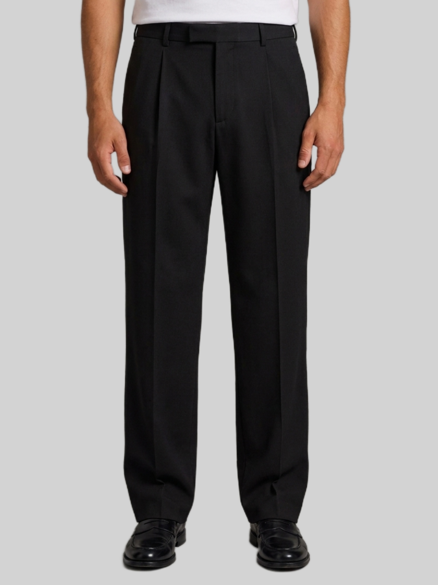 Saint Laurent Fluid trousers in wool flannel