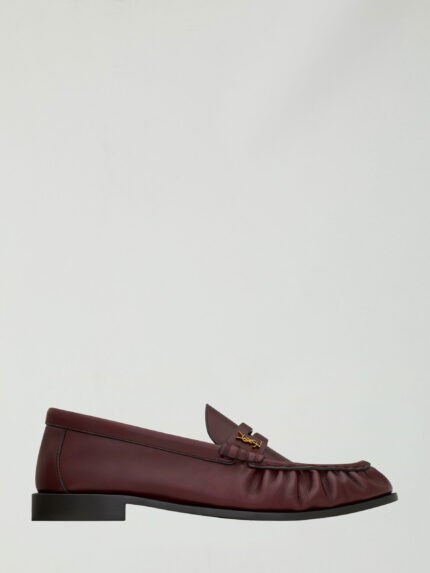 Saint Laurent Helios bordeaux Le Loafer loafers