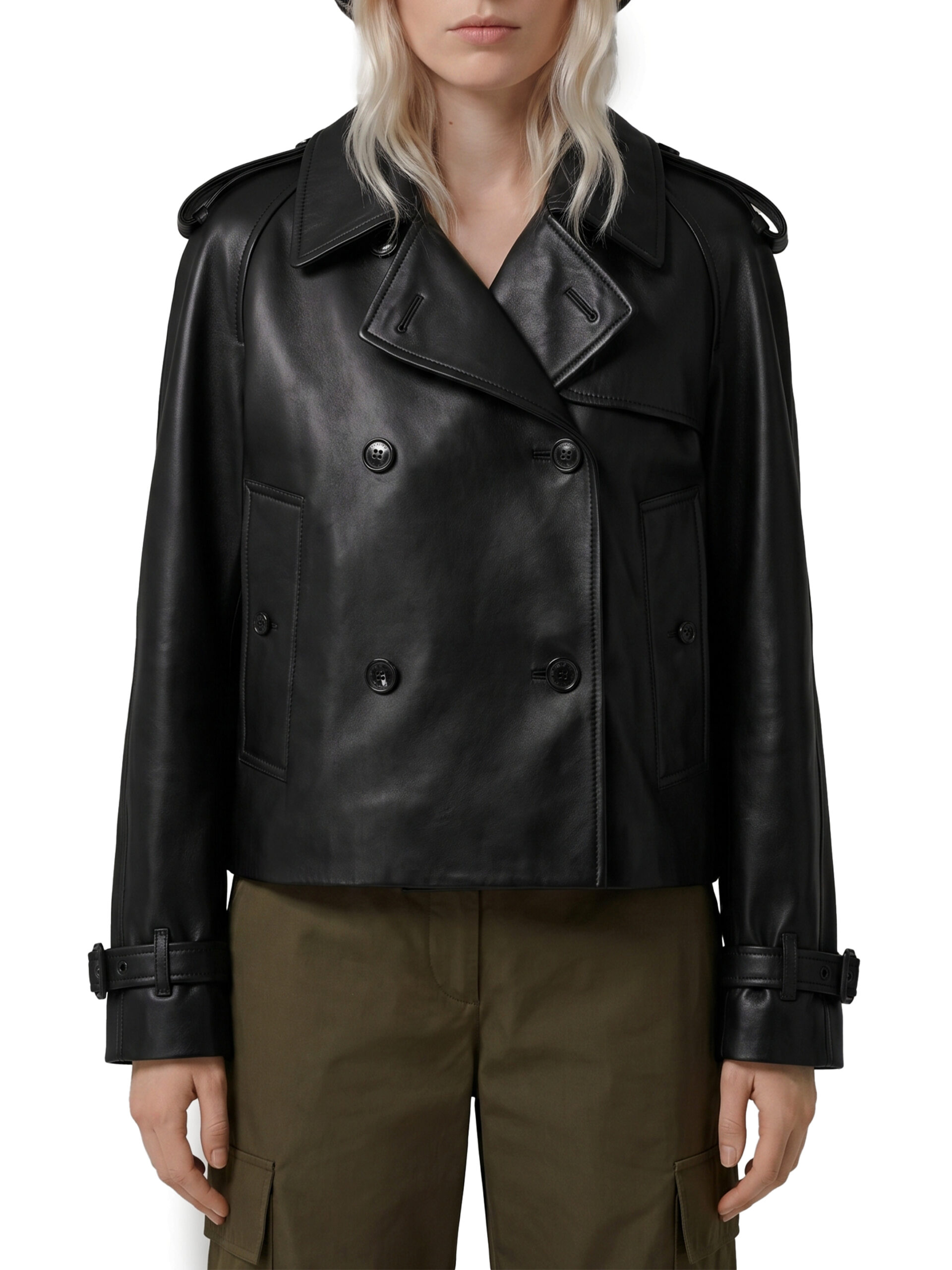 Burberry Mayfair short trench coat